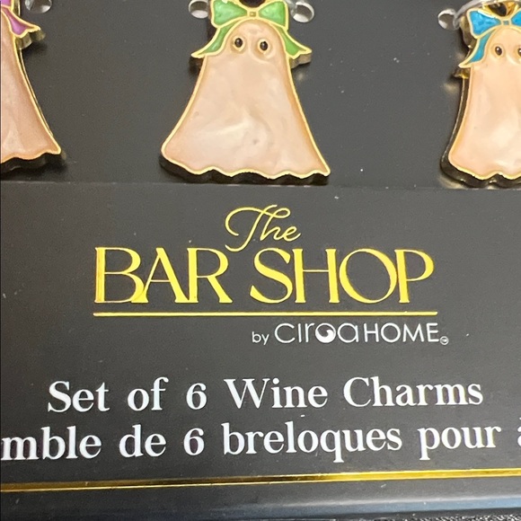 The Bar Shop | Ghost Wine Charms Set of 6 - Picture 2 of 6